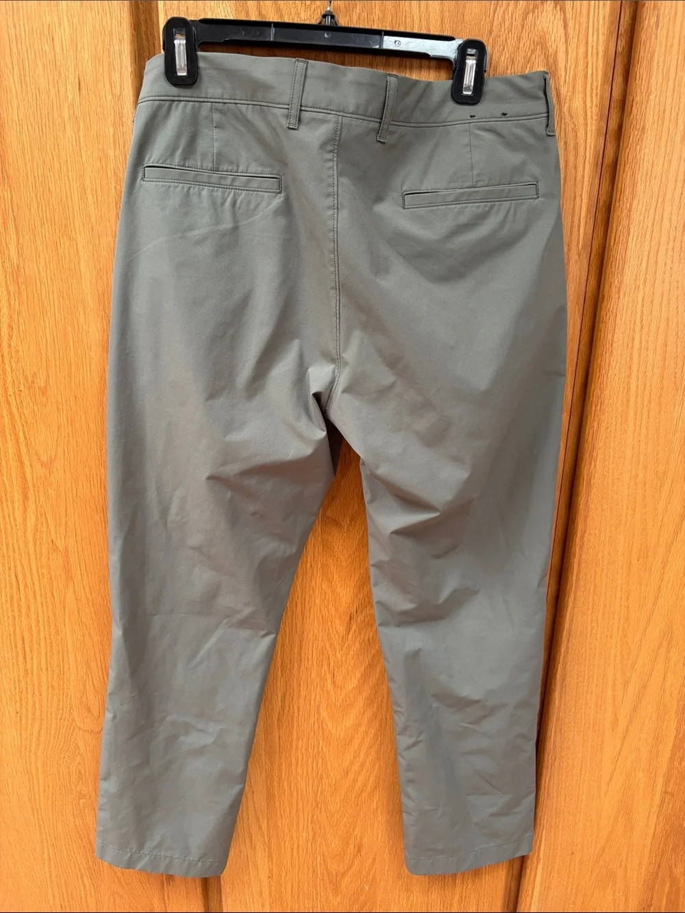 J. Crew Flex Straight-fit Tech Chino Pant Dark Trout Olive Green 32